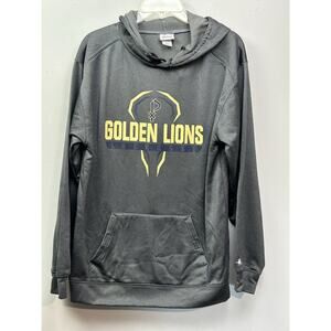 St Pius Golden‎ Lions Lacrosse Hoodie Adult Medium Badger Sports Graphic
